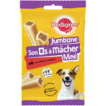 PEDIGREE JUMBONE Os à Mâcher pour Petit Chien 4-14kg - Lot de 8 Sachets de 4 Os - Friandises Fourrées Saveurs Boeuf et Volaille - Récompense Idéale pour Occuper, Eduquer, Faire Plaisir à son Chien