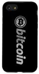 Coque pour iPhone SE (2020) / 7 / 8 Logo vertical de crypto-monnaie Bitcoin Crypto