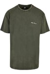 Urban Classics Men's Oversized Small Embroidery tee T-Shirt, Bottle Green, 3XL