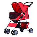 PawHut Pet Stroller D00-058RD 970 x 750 x 450 mm Red