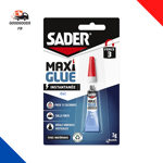 Sader Maxiglue Gel – Super Glue Universelle – Tous Matériaux – Colle 3G