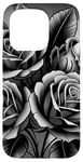 Coque pour iPhone 15 Pro Design élégant rose noire