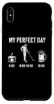 Coque pour iPhone XS Max My Perfect Day Coffee Metal Detector Beer