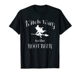 Halloween Pun Witch Way To The Root Beer T-Shirt