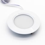 LEDlife Reco68 köksbelysning - Hål: Ø5,6 cm, Mål: Ø6,8 cm, Matt vit, 2,5W, 12V DC - Dimbar : Dimbar, Kulör : Varm