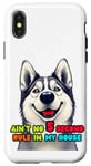 iPhone X/XS Funny Dog Lover Ain't No 5 Second Rule Design Case