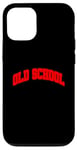 Coque pour iPhone 12/12 Pro Graphique rouge Old School Red Graphic