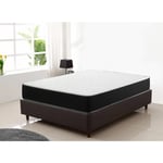 Luxe Matelas 160x200 cm à Ressort - épaisseur 20cm - en Mousse Matelas Ressort avec Mousse de Mémoire de Forme - zones de confort mousse mémoire