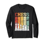 Chess t shirt, Vintage chess , chess lovers, chess for kids Long Sleeve T-Shirt