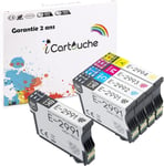 Cartouche d'encre Compatible pour Epson 29XL Expression Home XP-235 XP-245 XP-247 XP-255 XP-257 XP-332 XP-335 XP-342 XP-345 XP-352 XP-355 XP-432 XP-435 XP-442 XP-452 XP-455 (2BK 1C 1M 1Y)