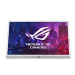 ASUS ROG Strix XG16AHPE-W Portable 144Hz Gaming Monitor â€“ 15.6-inch FHD (1920 x 1080), 144 Hz, IPS panel, G-SYNC compatible, 7800 mAh battery, fold-out kickstand, USB Type-C, micro HDMI, ROG sleeve