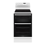 Westinghouse 54cm Freestanding Electric Oven and Ceramic Cooktop - White