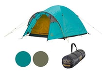 Grand Canyon Topeka 3 - Tente dôme pour 3 Personnes | Ultra-légère, étanche, Petit Format | Tente pour Le Trekking, Le Camping, l'extérieur | Blue Grass (Bleu)