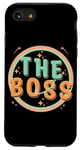 Coque pour iPhone SE (2020) / 7 / 8 The Boss – The Real Boss – Funny Couple Groovy assorti