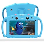 ascrecem Tablette Enfants 7 Pouces Tablette Tactile Enfant avec WiFi 2Go RAM 32Go ROM Android Tablette Educative avec Contrôle Parental Jeux Éducatifs Étui Antichoc de 3-14 Ans Garçon Fille (Bleu)