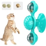 Windmill Cat Toy - Interactive Cat Toy - Windmill Turntable Toy - Lake Blue