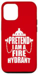 Coque pour iPhone 12/12 Pro Pretend I'm A Fire Hydrant Déguisement pour Halloween