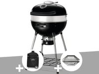 Barbecue à charbon Napoleon Charcoal Kettle Pro 57 cm + Housse pour barbecue Napoleon Rodeo 57 cm sur pied + Lot de 2 paniers à charbon Napoléon pour barbecues Ø 57cm - Napoleon