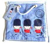 NURSERY SQUARE LANTERN SHADE LITTLE SOLDIER LIGHT DENIM BLUE BABIES R US *NEW*