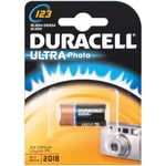 Duracell Ultra Lithium CR123 batteri - 1 stk.