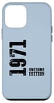 Coque pour iPhone 12 mini 54 Years 54th Birthday Old Man Woman 1971