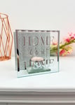 Sparkly Home Sweet Home Candle Tealight Holder