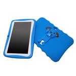 Cuasting 7 Inch Kids Tablet Android Dual Camera WiFi Education Game Gift for Boys Girls,(Blue UK Plug)