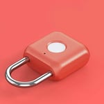 Kebensh Serrure à empreintes digitales, serrure intelligente, serrure de porte à empreintes digitales, cadenas, chargement USB, sans clé, antivol pour bagages, tiroir, serrure de sécurité, métal