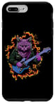 Coque pour iPhone 7 Plus/8 Plus Chat jouant de la guitare mignon Kawaii Cat Guitarist Rock Band