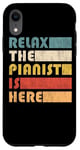 iPhone XR Relax The Pianist Is Here Piano Funny Musician Case