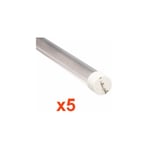 Silamp - Tube Néon led 150cm T8 24W (Pack de 5) - Blanc Froid 6000K - 8000K