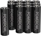 Rechargeable  Battery  AA ( Pack  of  12 ),  2800Mah  High  Capacity  Double  a