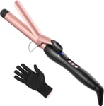 Curling  Iron  25Mm ,    Hair  Curler  Quick  Heating  Curling  Wand  for  Long