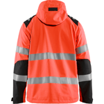 HIGH VIS SOFTSHELL JAKKE HIGH VIS RØD/SORT XL