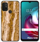 Housse En Gel TPU Pour Motorola Moto G10 / G20 / G30 Design Marbre 10 Dessins