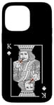 iPhone 14 Pro Max Poker Player Design for a casino party - King with Cigar Case