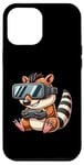 Coque pour iPhone 12 Pro Max Animal de joueur mignon avec des lunettes VR Cartoon