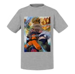 T-Shirt Enfant Naruto Uzumaki Kakashi Minato Ninja Manga