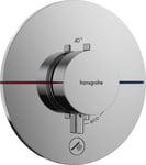 Hansgrohe ShowerSelect Comfort S Avsperring, 2 uttak, Krom - 15562000