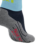 FALKE Women's TK2 Explore Short W SSO Wool Thick Anti-Blister 1 Pair Hiking Socks, Blue (Navy 6162), 7-8