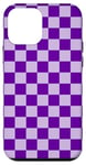 iPhone 12 mini Checkered Purple Checkerboard Case