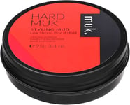 MUK Hard Styling Mud 95g, Strong Hold Hair Wax for Textured & Defined Styles