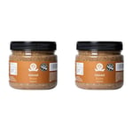 Nutural World - Crunchy Almond Nut Butter (1kg) Great Taste Award Winner - 100% Pure - single ingredient *** New Packaging *** (Pack of 2)