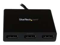 Startech Mini Displayport 1.2 To Triple Head Displayport Mst Hub