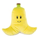 TOMY NINTENDO MARIO KART Mocchi - Peluche Banane Jaune 40 T12958, Peluche Nintendo Super Mario, Grosse Peluche Pour Enfants et Adultes, Idéal Pour Enfants Et Fans De Mario, Jaune