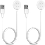 Tuocal 2 Pack Charger Compatible with Google Pixel Watch 2 Charger, White