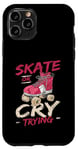 Coque pour iPhone 11 Pro Design de roller pour homme et femme Roller Derby