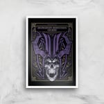 Donjons & Dragons Dungeon Master Giclee Art Print - A3 - White Frame