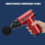 (Red)Electric Deep Tissue Percussion Muscle Massage Gun HandHeld Muscle SLS