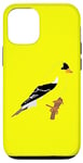 Coque pour iPhone 15 Chardonneret jaune